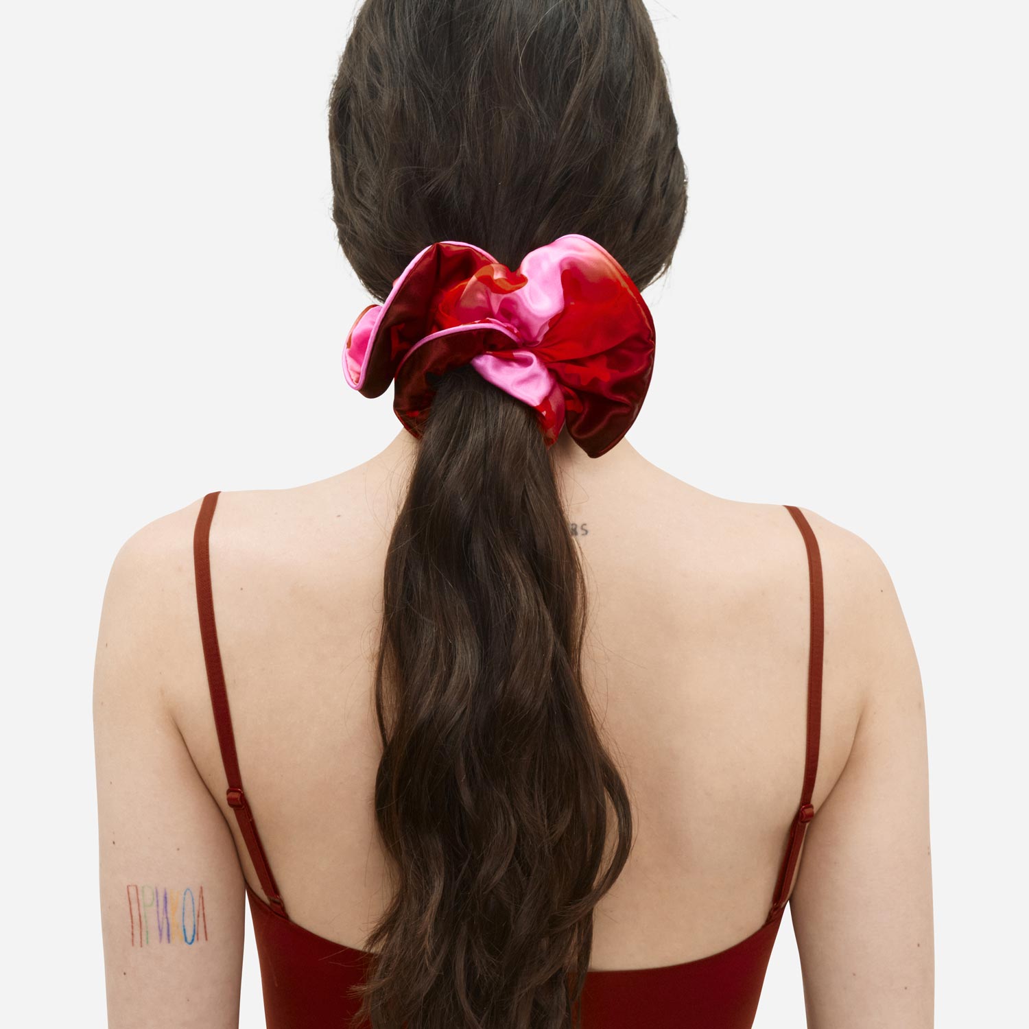 Ombre Organic Silk Scrunchie Set – Clementine Sleepwear