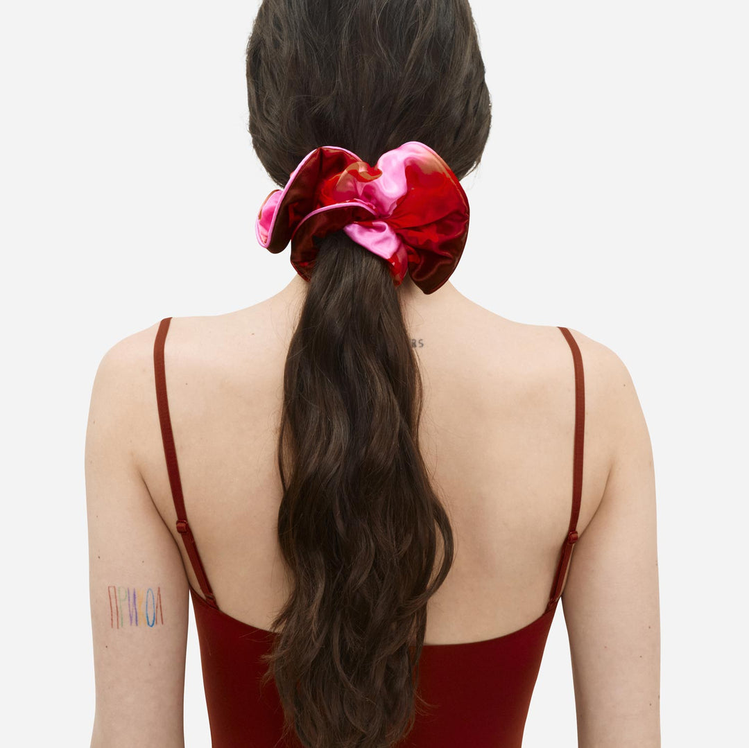 Ombre Organic Silk Scrunchie Set