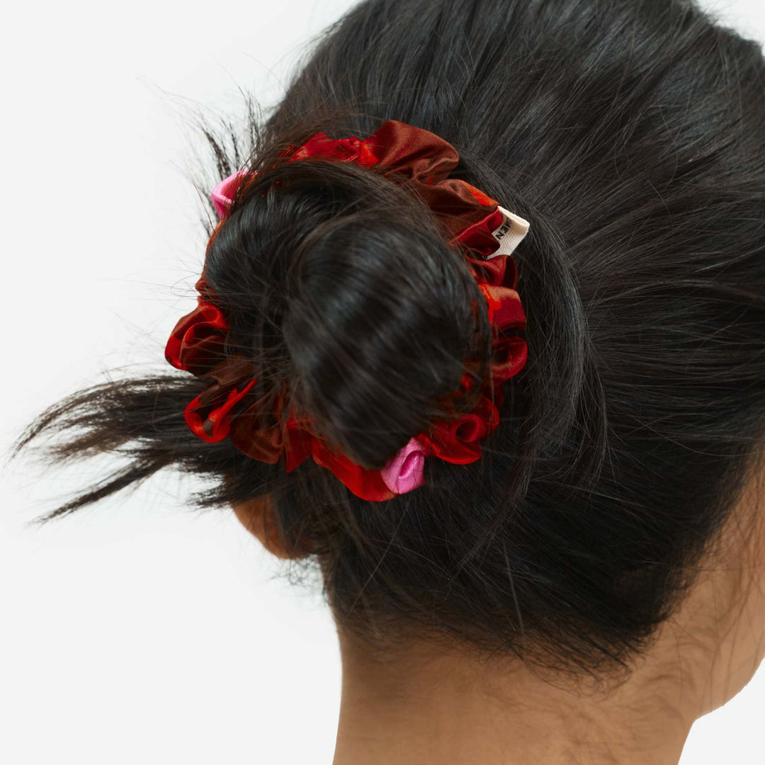 Ombre Organic Silk Scrunchie Set