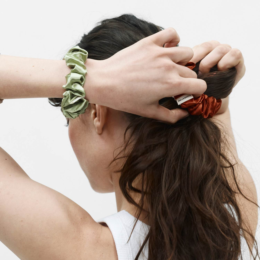 Organic Silk Scrunchie Pack