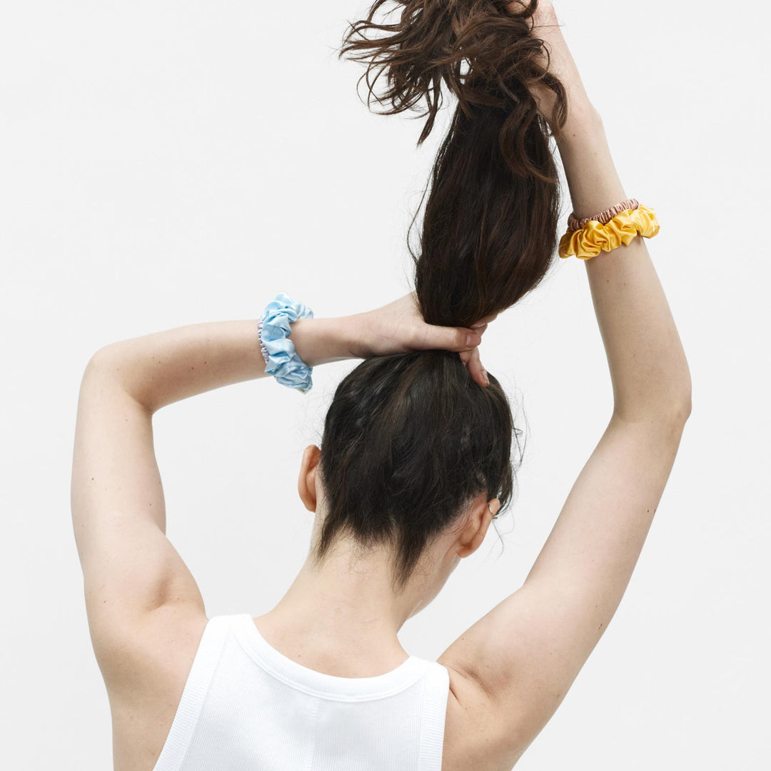 Organic Silk Scrunchie Pack