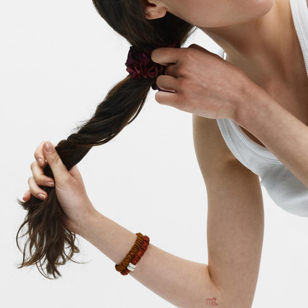 Organic Silk Scrunchie Pack