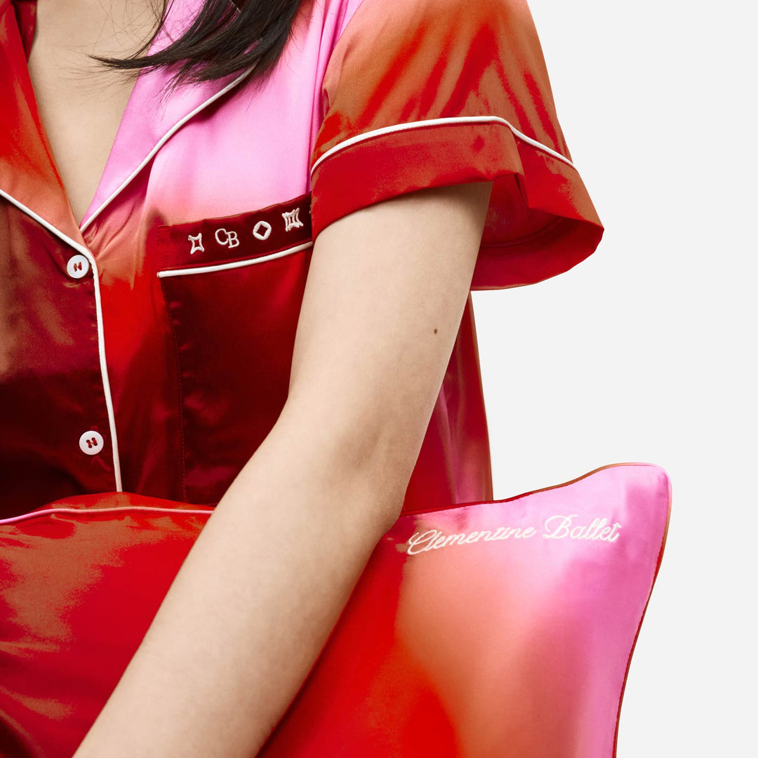 Ombre Organic Silk Pillowcase