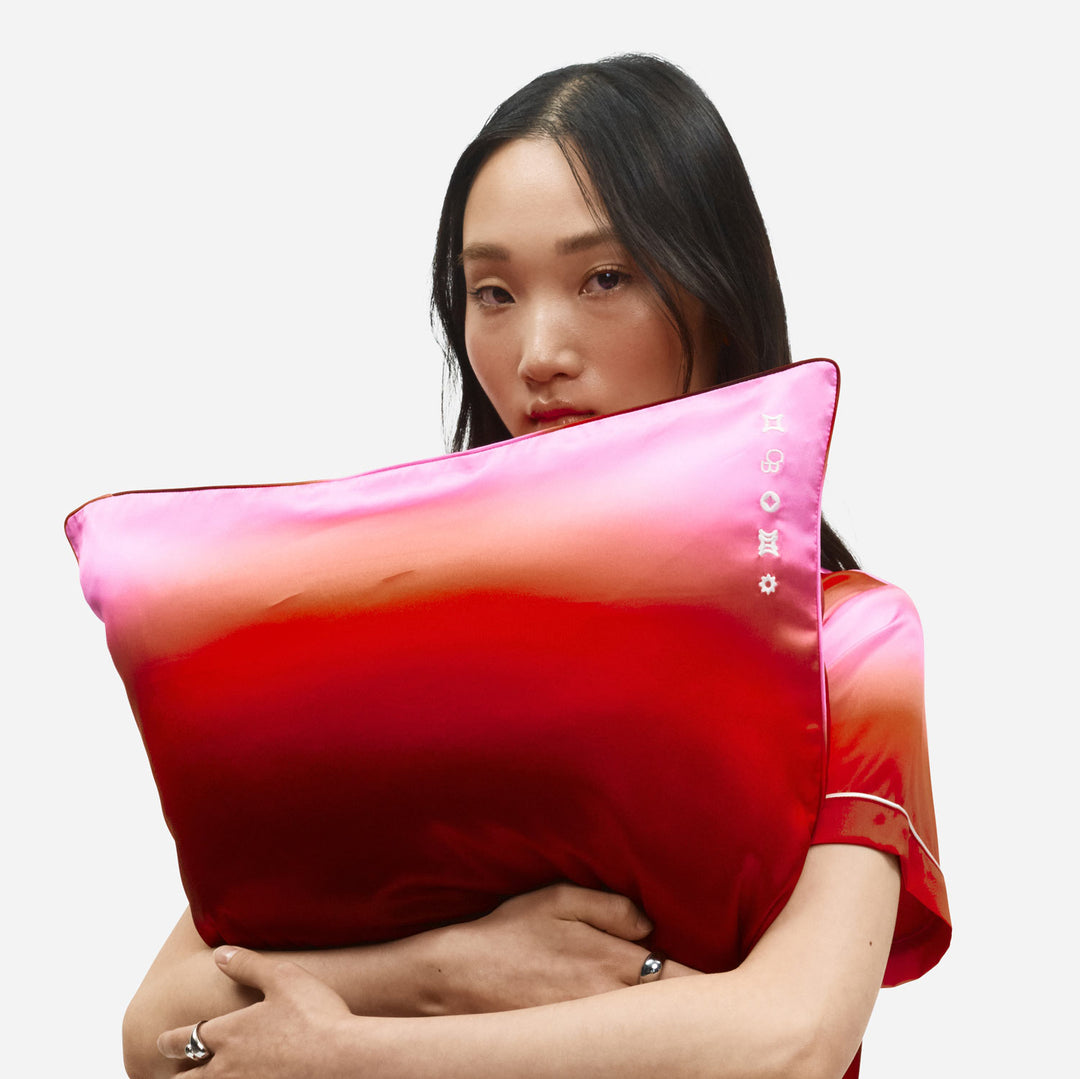 Ombre Organic Silk Pillowcase