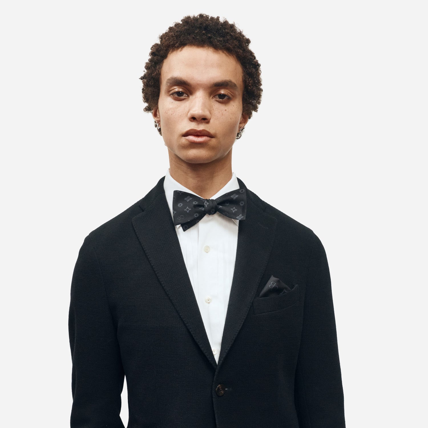 Organic Silk Bow Tie & Pocket Square Set – Clementine Sleepwear