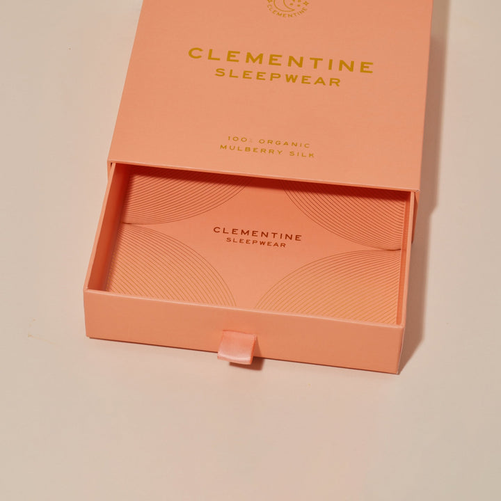 open box luxury packaging for organic sleepwear