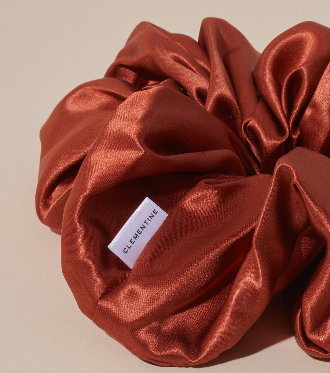 Organic silk dusk oversized scrunchie as part of collection